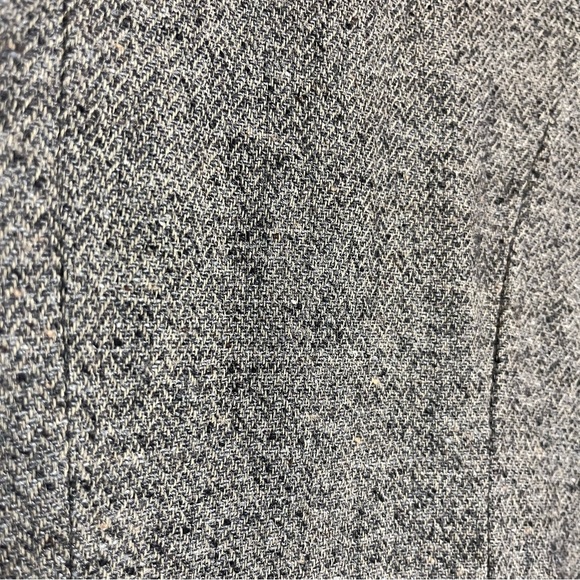 Ann Taylor Gray Tweed Zip Up Jacket Size 12 Women - Picture 10 of 10